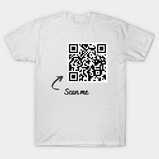 QR Code Designs (Scan for Message) T-Shirt by Primar